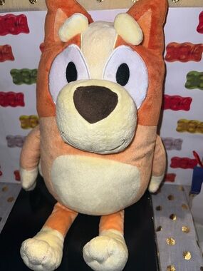 BingoPlush Orange Cartoon Puppy Stuffed Toy - Soft Kids Toy